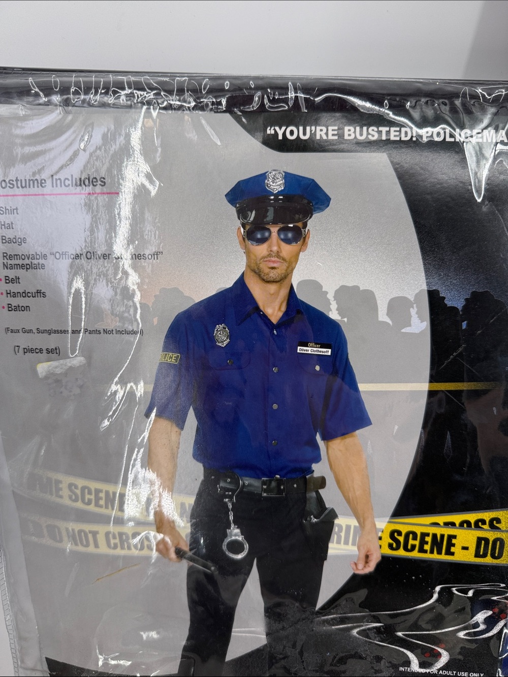 Men's Police Officer Costume & Accessories size Medium